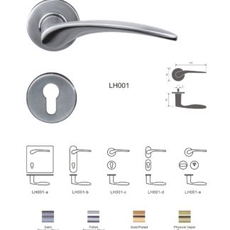 Solid stainless steel lever handles manufacturers LH001