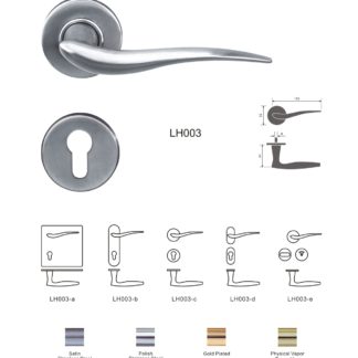 Solid s/s lever handles China manufacturers LH003