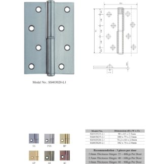stainless steel lift off door hinges with washer manufacturers