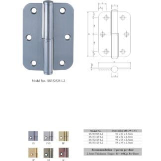stainless steel lift off hinge with washer manufacturers