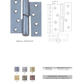 stainless steel lift off falling hinges manufacturers