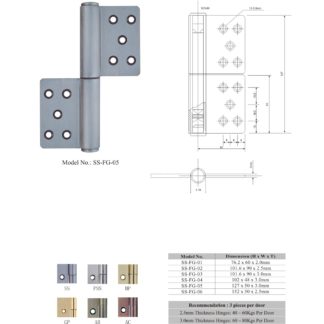 stainless steel flag hinges manufacturers