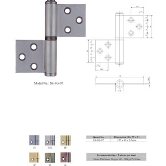 stainless steel flag door hinges manufacturers