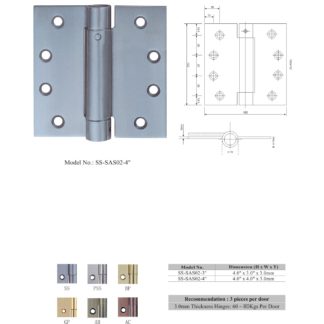 single action spring door hinge manufacturers