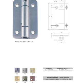 single action spring door hinges manufacturers