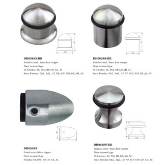 Stainless steel door stoppers China manufacturers