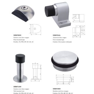 stainless steel door stoppers China suppliers