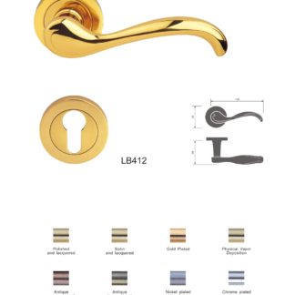 Solid brass interior door handles China factory