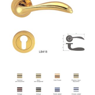 Solid brass interior door handles China manufacturers