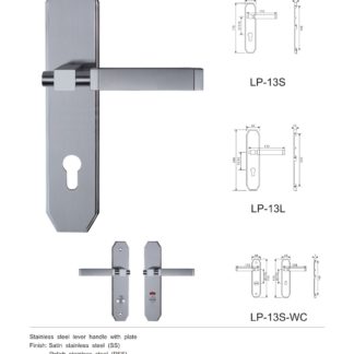 indoor door handle on plate China suppliers