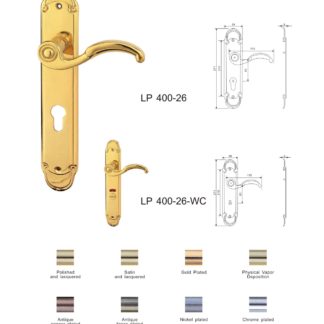 Custom hotel door plate handle manufacturers China