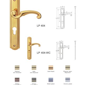 Hotel room brass door lever handles suppliers China