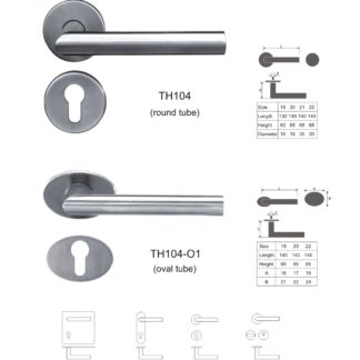 Stainless steel hollow lever handle China factory
