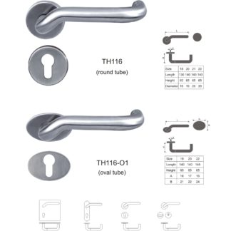 Door tube lever handle China suppliers