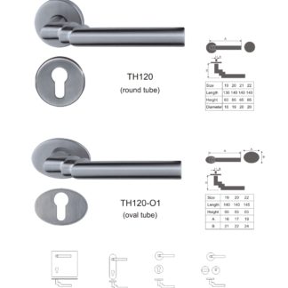 Tube door lever handle China manufacturers